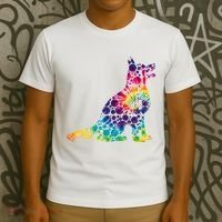 Colorful Polka Dots Dog International Dot Day T-Shirt thumb 3