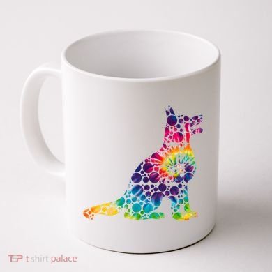 Colorful Polka Dots Dog International Dot Day Coffee Mug