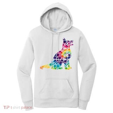 Colorful Polka Dots Dog International Dot Day Women's Hoodie