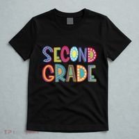 Cute Polka Dot Second Grade 2nd Grade School Teacher T-Shirt thumb 5