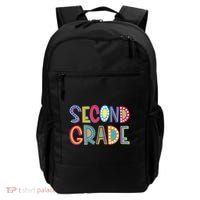 Cute Polka Dot Second Grade 2nd Grade School Teacher Backpack thumb 0