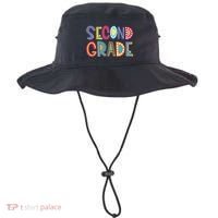 Cute Polka Dot Second Grade 2nd Grade School Teacher Bucket Hat thumb 0