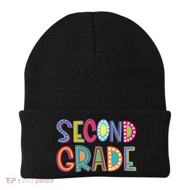 Cute Polka Dot Second Grade 2nd Grade School Teacher Beanie