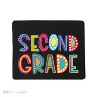 Cute Polka Dot Second Grade 2nd Grade School Teacher Mousepad thumb 0