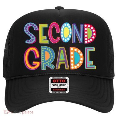 Cute Polka Dot Second Grade 2nd Grade School Teacher Hat