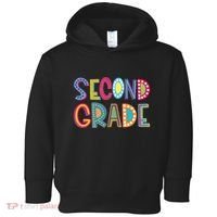 Cute Polka Dot Second Grade 2nd Grade School Teacher Toddler Hoodie thumb 0