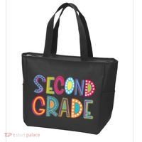 Cute Polka Dot Second Grade 2nd Grade School Teacher Tote Bag thumb 3