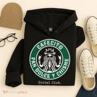 Cafecito Pan Dulce Y Chisme Mexicana Social Club Hoodie thumb 4