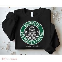 Cafecito Pan Dulce Y Chisme Mexicana Social Club Sweatshirt thumb 2