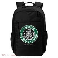 Cafecito Pan Dulce Y Chisme Mexicana Social Club Backpack thumb 0