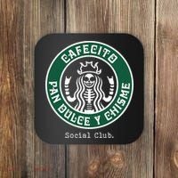Cafecito Pan Dulce Y Chisme Mexicana Social Club Coaster thumb 0