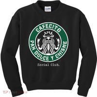 Cafecito Pan Dulce Y Chisme Mexicana Social Club Kids Sweatshirt thumb 0