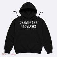 Champagne Problems Drinking Party Hoodie thumb 0