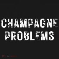 Champagne Problems Drinking Party Button thumb 1