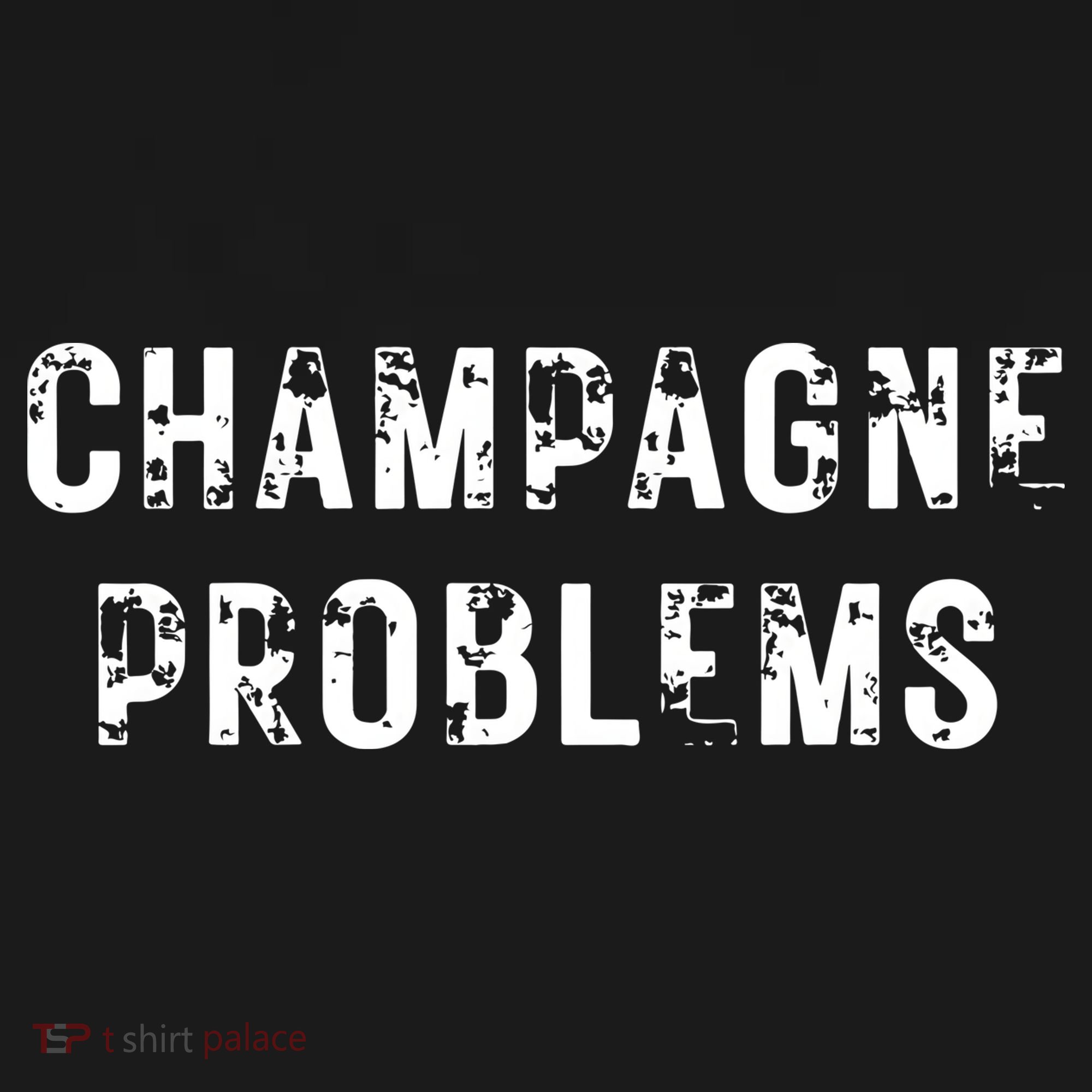 Champagne Problems Drinking Party Button