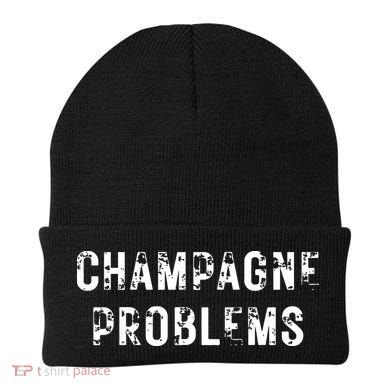 Champagne Problems Drinking Party Beanie