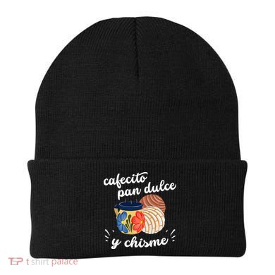 Cafecito Pan Dulce Y Chisme Mexican Hispanic Pride Breakfast Beanie
