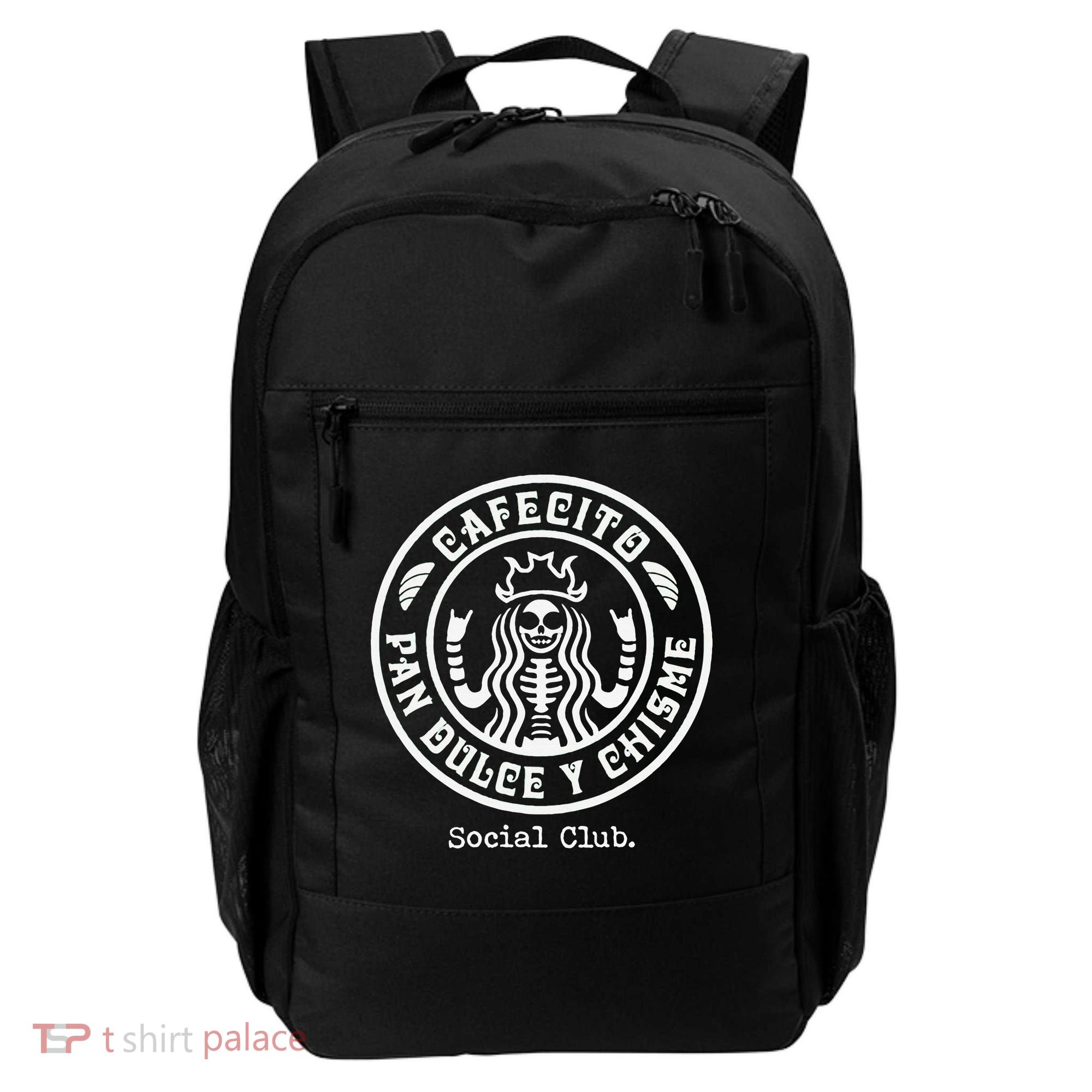Cafecito Pan Dulce Y Chisme Mexican Latina Concha  Backpack