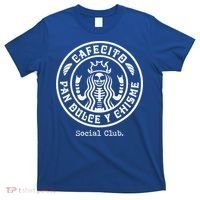 Cafecito Pan Dulce Y Chisme Mexican Latina Concha  T-Shirt thumb 0