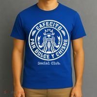 Cafecito Pan Dulce Y Chisme Mexican Latina Concha  T-Shirt thumb 3