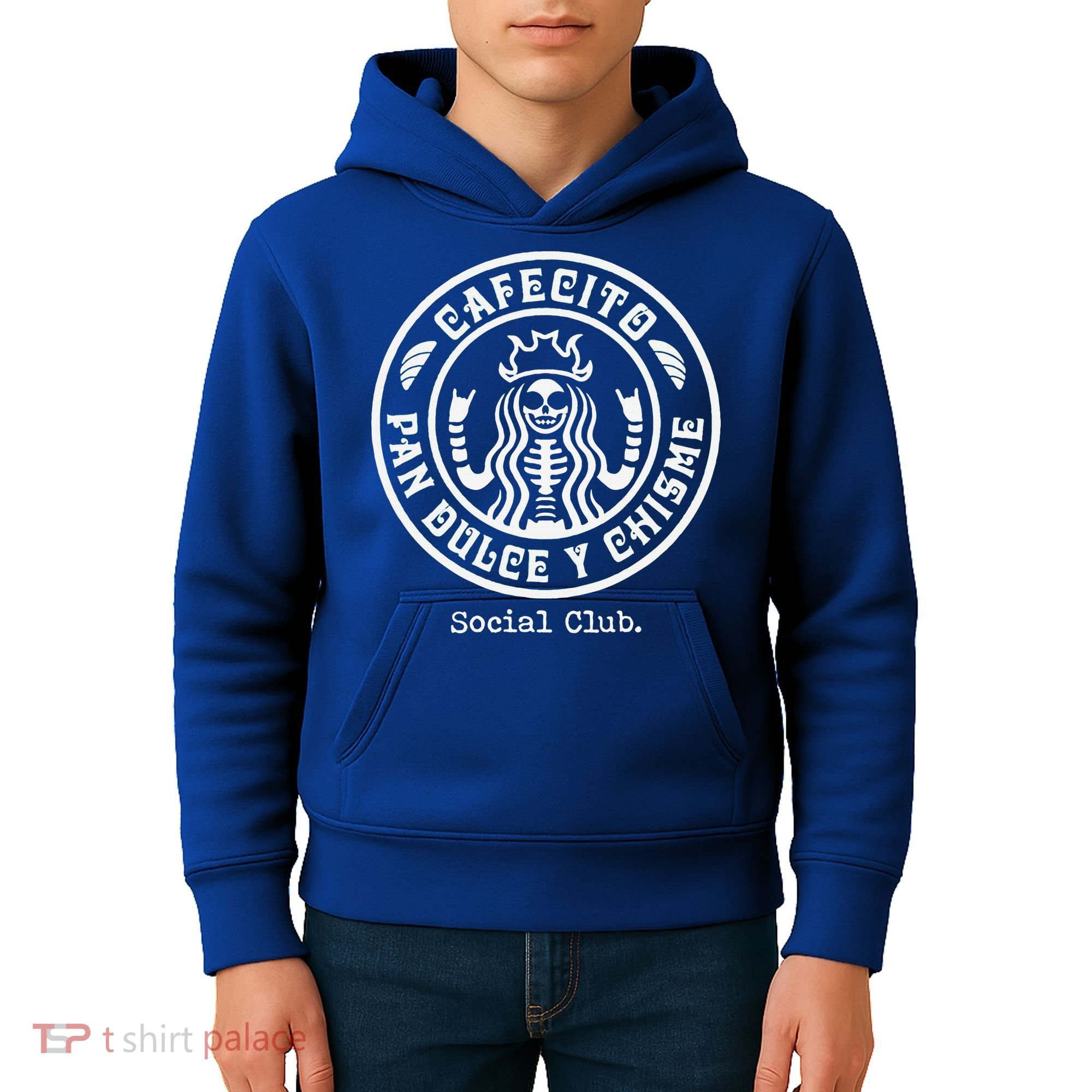 Cafecito Pan Dulce Y Chisme Mexican Latina Concha  Kids Hoodie