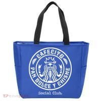Cafecito Pan Dulce Y Chisme Mexican Latina Concha  Tote Bag thumb 0