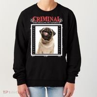 Custom Photo Dog Criminal For Stealing My Sandwich Women's Sweatshirt thumb 0