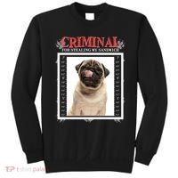 Custom Photo Dog Criminal For Stealing My Sandwich Sweatshirt thumb 0