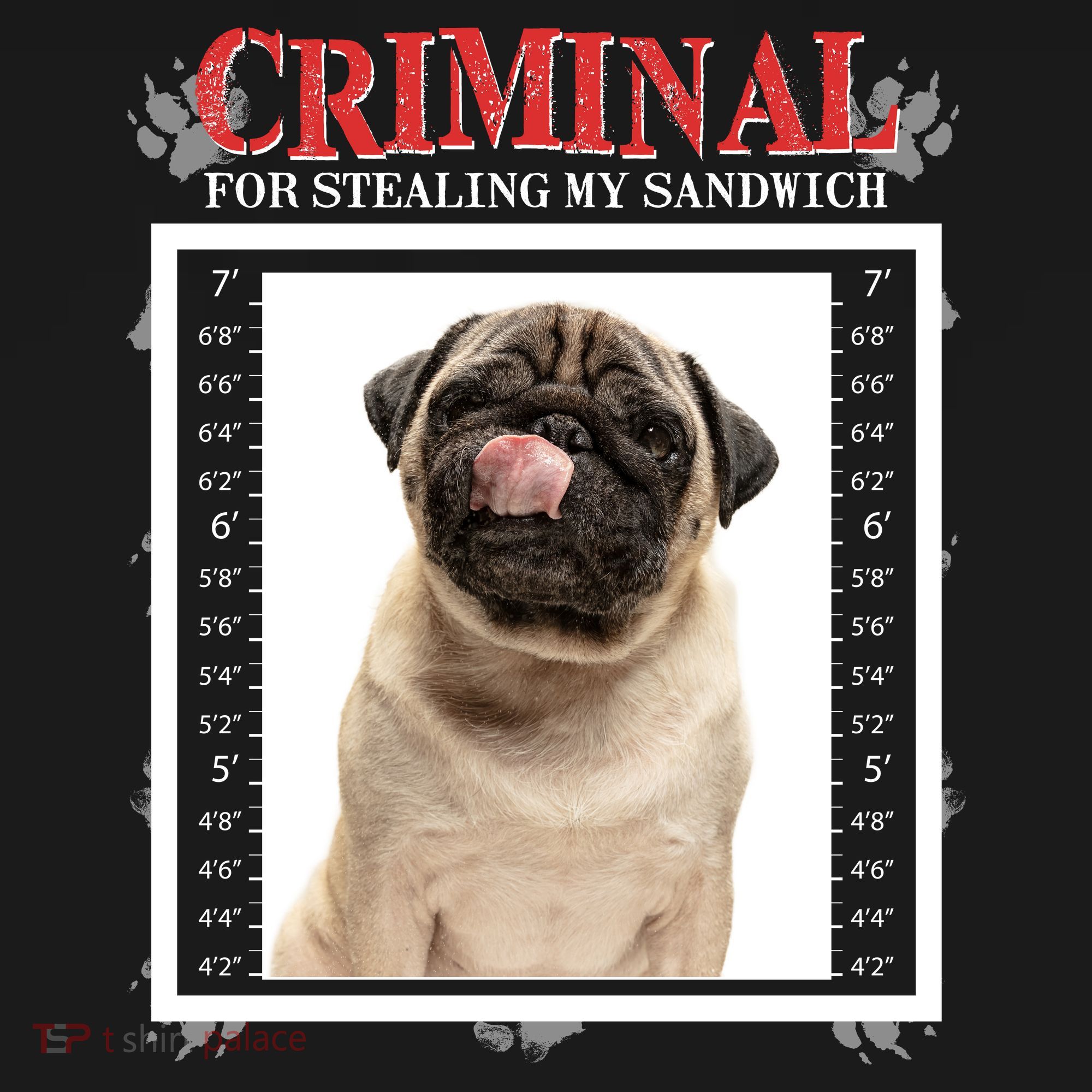 Custom Photo Dog Criminal For Stealing My Sandwich Bucket Hat