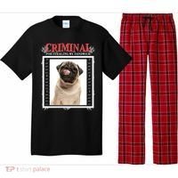Custom Photo Dog Criminal For Stealing My Sandwich Pajama Set thumb 0