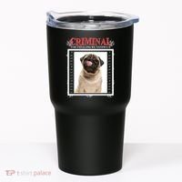 Custom Photo Dog Criminal For Stealing My Sandwich Tumbler thumb 0