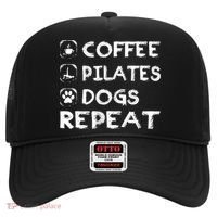 Coffee Pilates Dogs Repeat Funny Pilates Gift Hat thumb 0