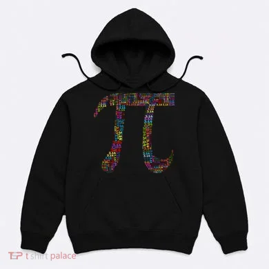 Colorful Pi Date Math Hoodie