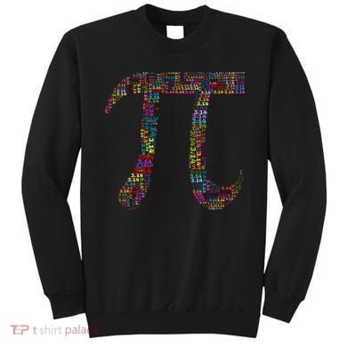 Colorful Pi Date Math Sweatshirt
