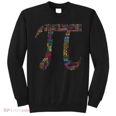Colorful Pi Date Math Sweatshirt