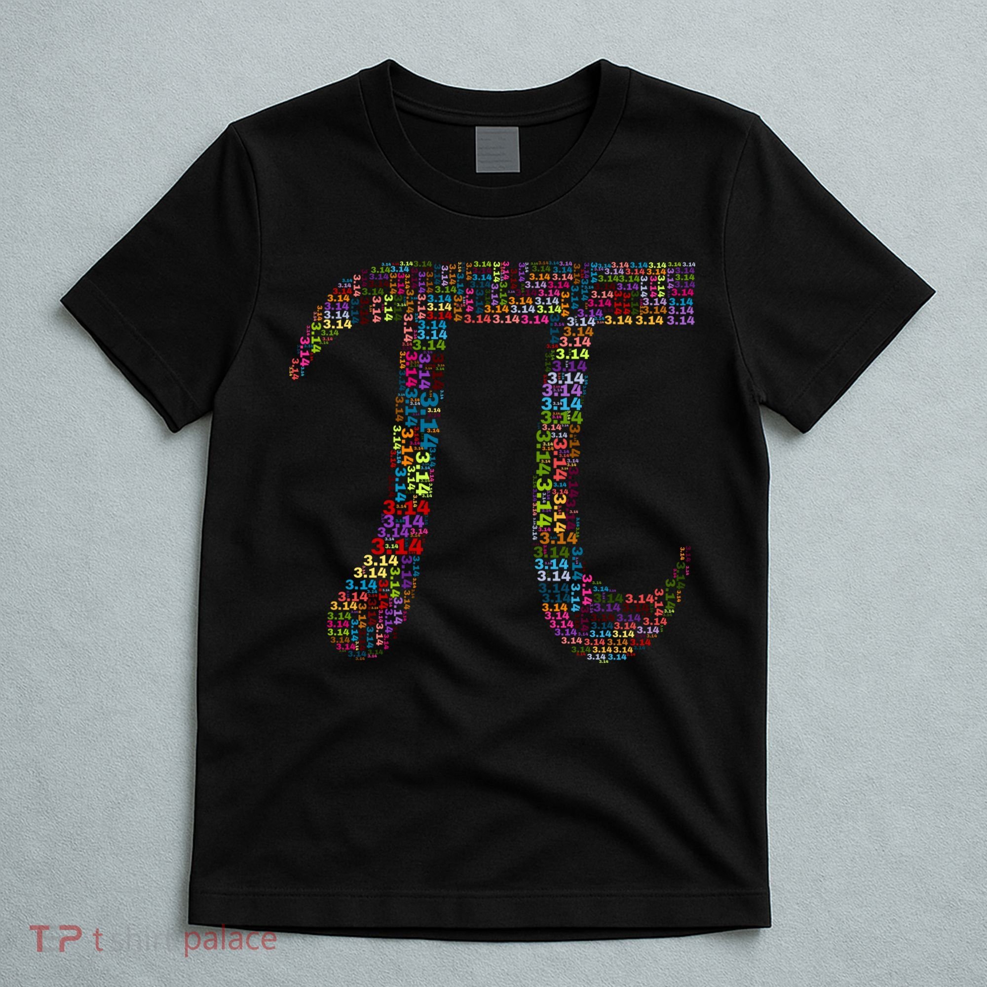 Colorful Pi Date Math T-Shirt
