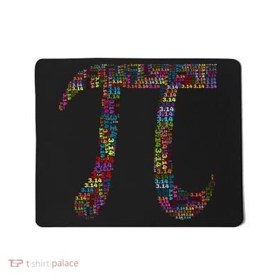 Colorful Pi Date Math Mousepad