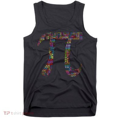 Colorful Pi Date Math Tank Top