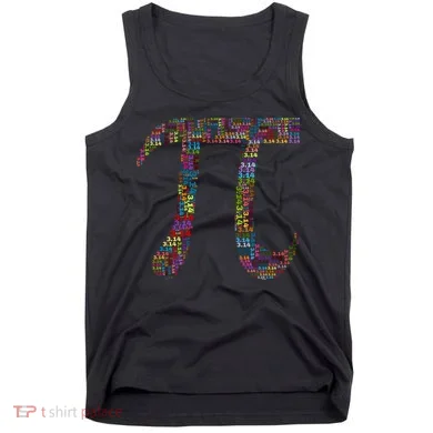 Colorful Pi Date Math Tank Top