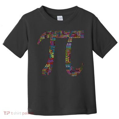 Colorful Pi Date Math Toddler T-Shirt