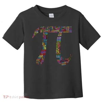 Colorful Pi Date Math Toddler T-Shirt