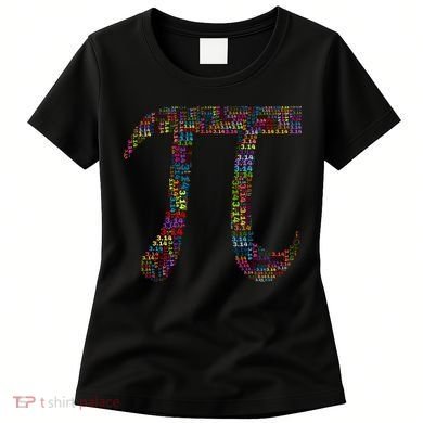 Colorful Pi Date Math Women's T-Shirt