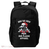 Christmas Plague Doctor Mask Don We Now Our Plague Apparel Backpack thumb 0