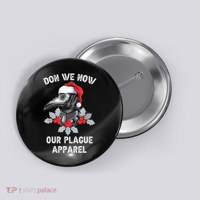 Christmas Plague Doctor Mask Don We Now Our Plague Apparel Button