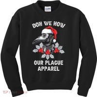 Christmas Plague Doctor Mask Don We Now Our Plague Apparel Kids Sweatshirt thumb 0