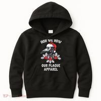Christmas Plague Doctor Mask Don We Now Our Plague Apparel Kids Hoodie thumb 0