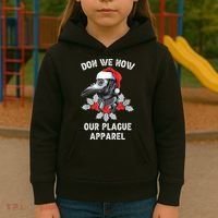 Christmas Plague Doctor Mask Don We Now Our Plague Apparel Kids Hoodie thumb 3
