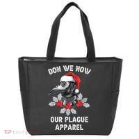 Christmas Plague Doctor Mask Don We Now Our Plague Apparel Tote Bag thumb 0