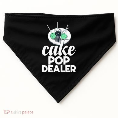Cake Pop Dealer Funny Cake Baking Coloured Cakepop Baker USA-Made Doggie Bandana