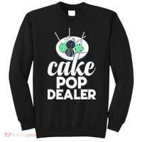 Cake Pop Dealer Funny Cake Baking Coloured Cakepop Baker Sweatshirt thumb 0